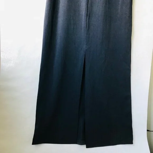 ISDA & CO black long dress size S  Made in USA - Picture 4 of 6
